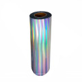 Rainbow Foil Holographic vynile PET Heat Transfer Vinyl Film for custom Clothing